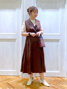 「andemiu」｜「アイテム（その他）」を使った、たかみなさん（レディース・166cm）の夏コーディネート