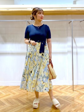 「andemiu」｜「アイテム（その他）」を使った、たかみなさん（レディース・166cm）の春コーディネート