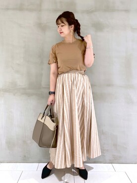 「andemiu」｜「アイテム（その他）」を使った、たかみなさん（レディース・166cm）の秋コーディネート