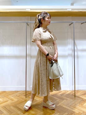 「andemiu」｜「アイテム（その他）」を使った、たかみなさん（レディース・166cm）の夏コーディネート
