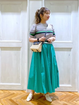 「andemiu」｜「アイテム（その他）」を使った、たかみなさん（レディース・166cm）の春コーディネート