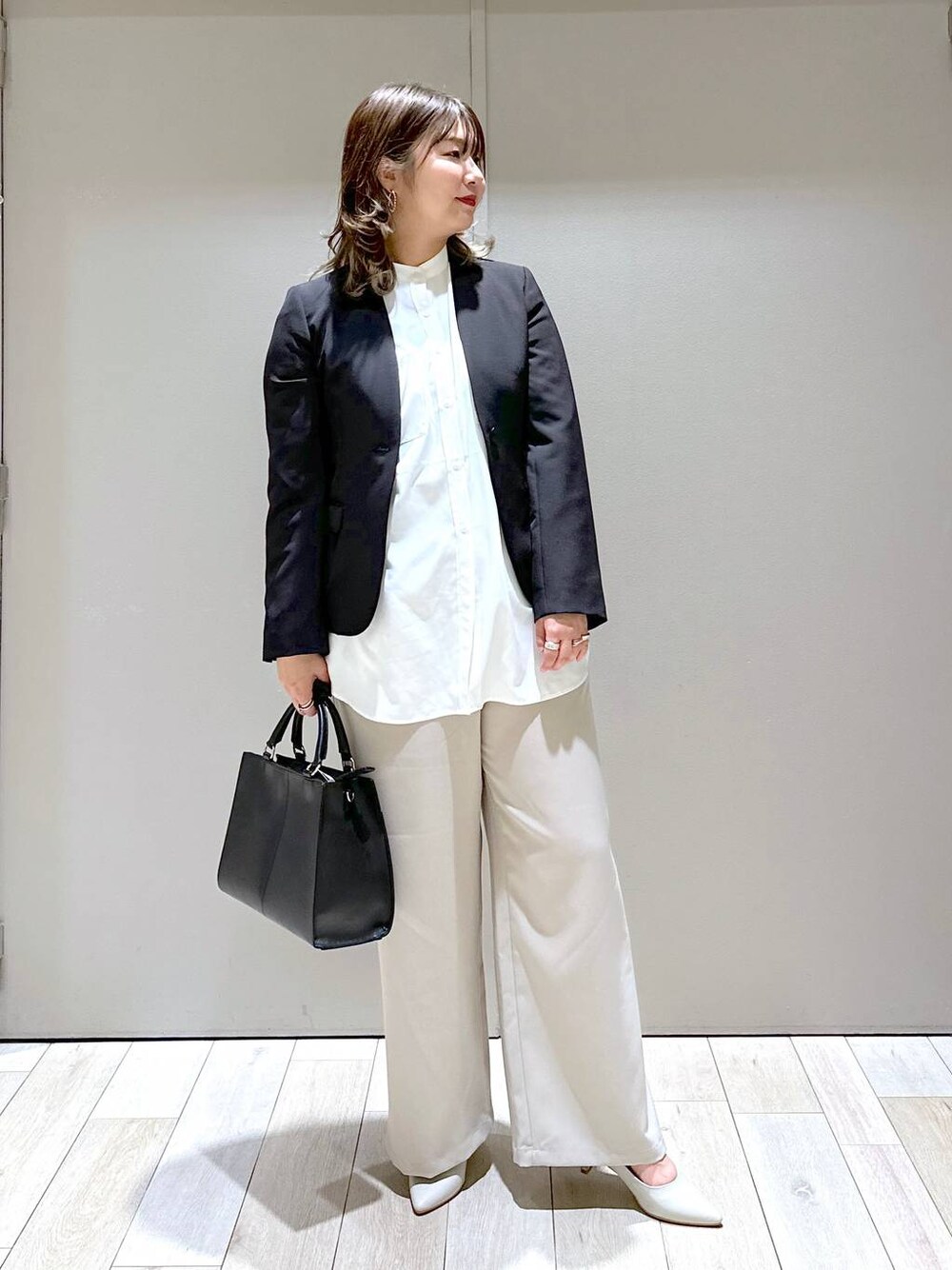美品 ユナイテッドアローズ シップス セレモニー ノーカラー 粘 卒業式 