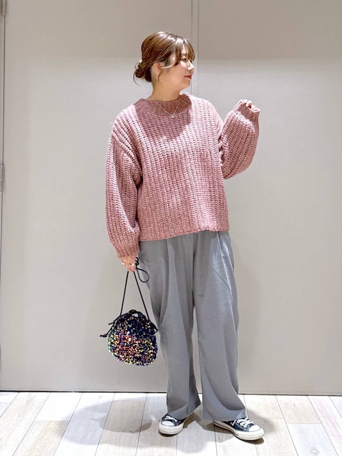 LEPSIM（レプシィム） ニット セーター 1.5ゲージ袖ボリュームプル