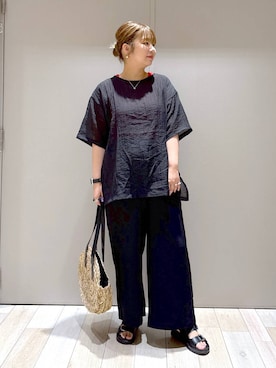 「アイテム（パンツ）」を使った、たかみなさん（レディース・166cm・30代）の夏コーディネート
