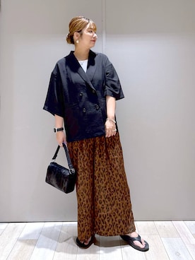 「アイテム（ハンドバッグ）」を使った、たかみなさん（レディース・166cm・30代）の夏コーディネート