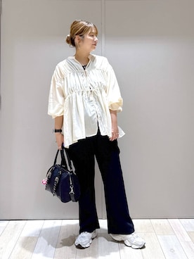 「アイテム（ママ＆ベビー）」を使った、たかみなさん（レディース・166cm）の秋コーディネート