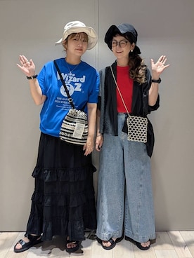 「LEPSIM（レプシィム）のアイテム」を使った、たかみなさん（レディース・166cm）の夏コーディネート