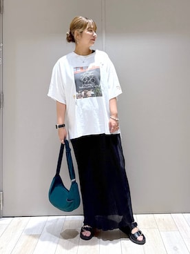「アイテム（ママ＆ベビー）」を使った、たかみなさん（レディース・166cm・30代）の夏コーディネート