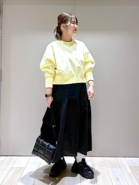 「アイテム（ワンピース/ドレス）」を使った、たかみなさん（レディース・166cm・30代）の春コーディネート