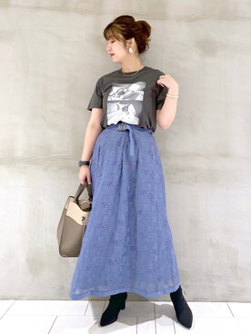 「andemiu」｜「アイテム（その他）」を使った、たかみなさん（レディース・166cm）の秋コーディネート