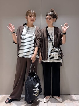 「LEPSIM（レプシィム）のアイテム」を使った、たかみなさん（レディース・166cm）の夏コーディネート