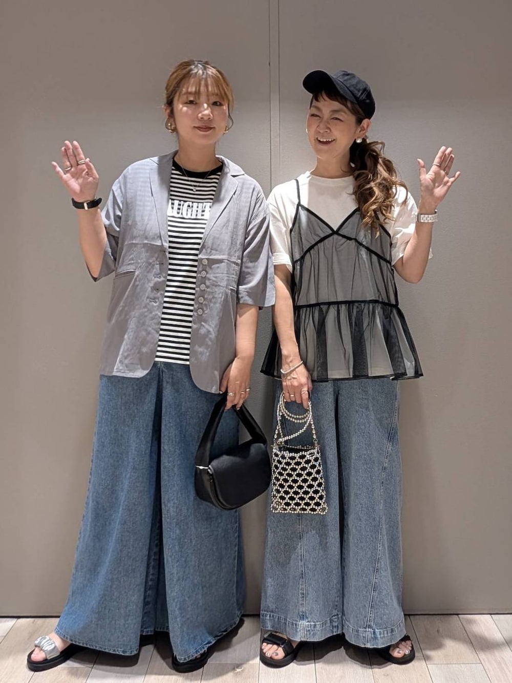 デニムイージーパンツ 290488を使った人気ファッションコーディネート