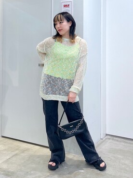 瀧澤優花さん（レディース・159cm）の夏コーディネート