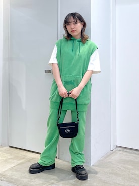 瀧澤優花さん（レディース・159cm）の春コーディネート