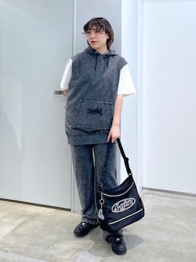 瀧澤優花さん（レディース・159cm）の春コーディネート