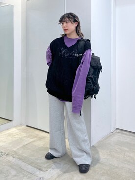 瀧澤優花さん（レディース・159cm）の春コーディネート