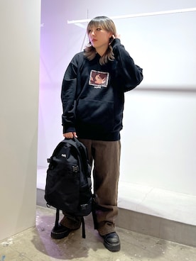 瀧澤優花さん（レディース・159cm）の冬コーディネート