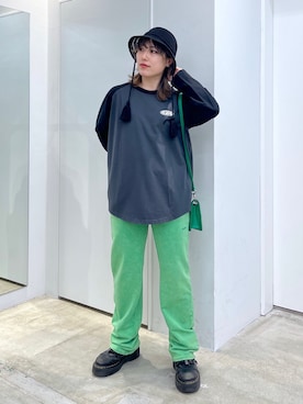 瀧澤優花さん(レディース・159cm)の春コーディネート