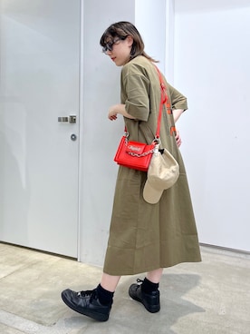 瀧澤優花さん（レディース・159cm）の春コーディネート