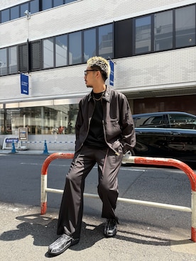 「アイテム（その他アウター）」を使った、yamagata1699さん（メンズ・172cm）の夏コーディネート