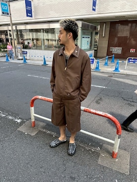 「秋服」｜「アイテム（サンダル）」を使った、yamagata1699さん（メンズ・172cm）の秋コーディネート