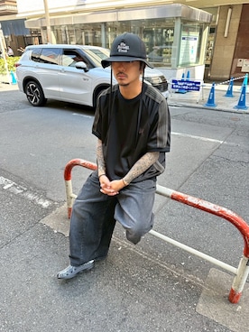 「アイテム（スリッポン）」を使った、yamagata1699さん（メンズ・172cm）の夏コーディネート