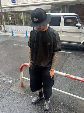 「OOFOS（ウーフォス）のアイテム」を使った、yamagata1699さん（骨格ストレート・メンズ・172cm）の夏コーディネート