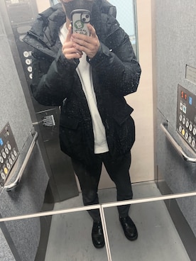 「WEGO（ウィゴー）のアイテム（スウェット）」を使った、なめくじさん（メンズ・174cm）の冬コーディネート