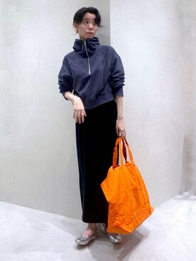 「AMERICANA（アメリカーナ）のアイテム（パーカー）」を使った、KOIKEさん（レディース・163cm）の夏コーディネート