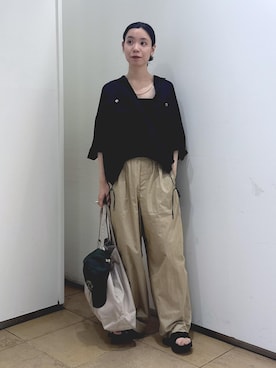 「アイテム（キャップ）」を使った、KOIKEさん（レディース・163cm・30代）の夏コーディネート