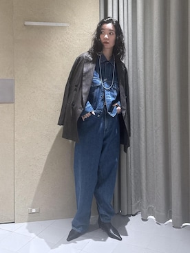 「アイテム（ジャケット/アウター）」を使った、KOIKEさん（レディース・163cm・30代）の秋コーディネート