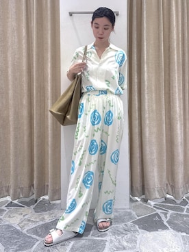 「アイテム（ルームウェア/パジャマ）」を使った、KOIKEさん（レディース・163cm・30代）の夏コーディネート