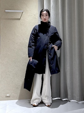 「アイテム（スラックス）」を使った、KOIKEさん（レディース・163cm・30代）の冬コーディネート