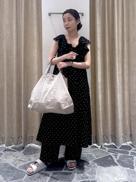 「アイテム（シューズ）」を使った、KOIKEさん（レディース・163cm・30代）の夏コーディネート