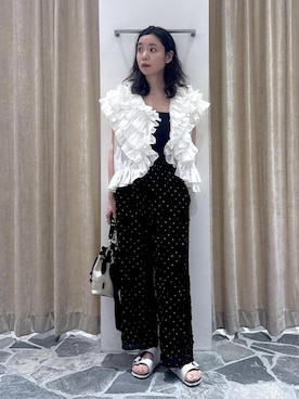 「アイテム（シューズ）」を使った、KOIKEさん（レディース・163cm・30代）の夏コーディネート
