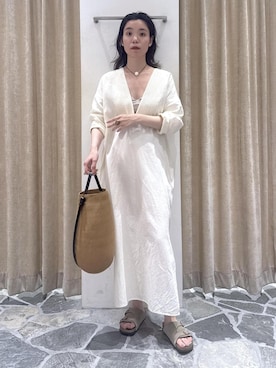 「ADAM ET ROPE'（アダムエロペ）のアイテム」を使った、KOIKEさん（レディース・163cm）の夏コーディネート