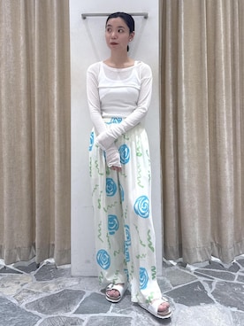 「アイテム（ルームウェア/パジャマ）」を使った、KOIKEさん（レディース・163cm・30代）の夏コーディネート