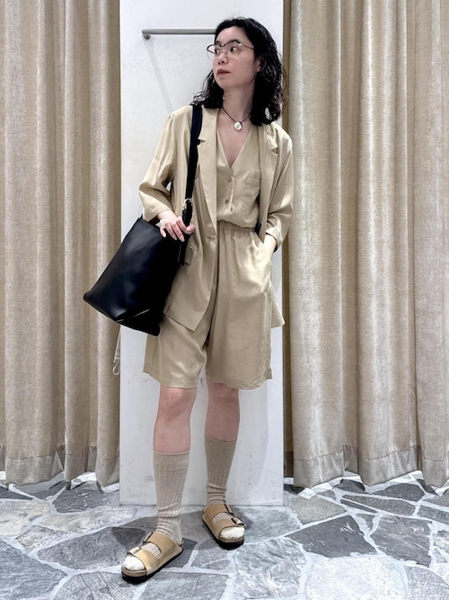 [25SS]GENTLE SILKショートパンツ【セットアップ対応】