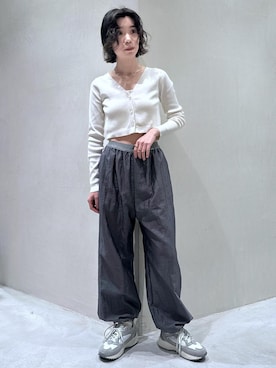 「Americana」｜「アイテム（カーディガン/ボレロ）」を使った、KOIKEさん（レディース・163cm）の冬コーディネート
