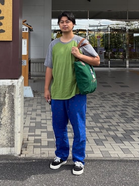 「ラルフローレン」｜美沙樹さん（メンズ・180cm）の秋コーディネート