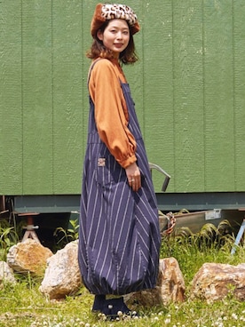 「チャイハネ（チャイハネ）のアイテム（ブーツ）」を使った、チャイハネSTAFF Shioriさん（レディース・167cm）の秋コーディネート
