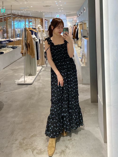 セール】【5色展開】フリルデザインベアワンピース（ワンピース