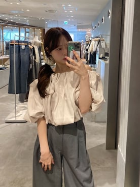 「アイテム（シュシュ）」を使った、nagochanさん（レディース・156cm）の夏コーディネート