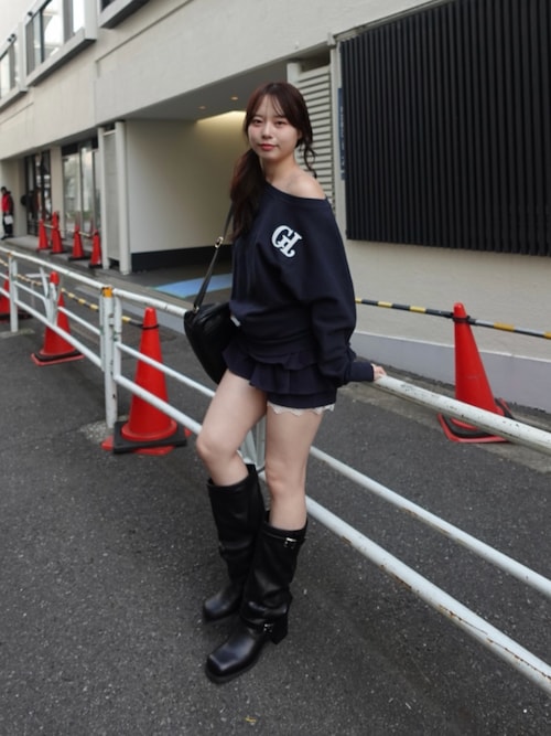 ロゴチャーム付き3wayホーボーバッグ（ボストンバッグ）｜Chico（チコ