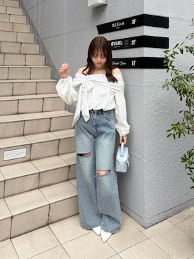 「アイテム（アクセサリー）」を使った、nagochanさん（レディース・156cm）の春コーディネート