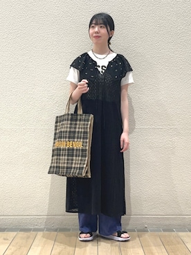 久富さん(レディース・161cm)の夏コーディネート