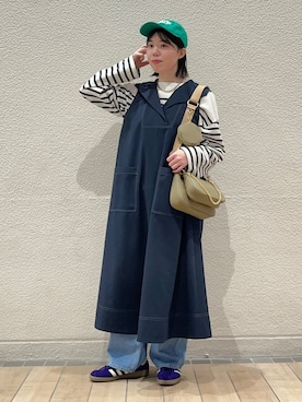 久富さん（レディース・161cm）の冬コーディネート