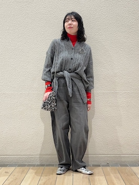 久富さん(レディース・161cm)の秋コーディネート