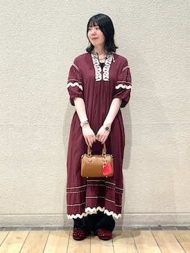 「アイテム（財布）」を使った、久富さん（レディース・161cm）の夏コーディネート
