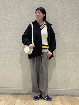 久富さん(レディース・161cm)の冬コーディネート